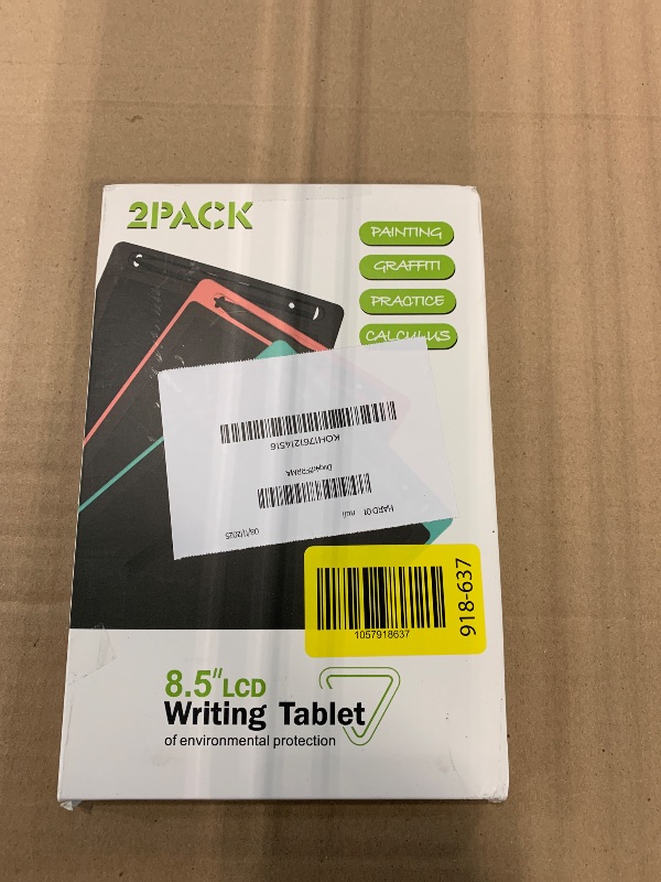 Photo 1 of [2 Pack] 8.5 Inches LCD Writing Tablet with 2 Magnets,TIQUS Magnetic Electronic Ewriter (Single Color Light Blue)