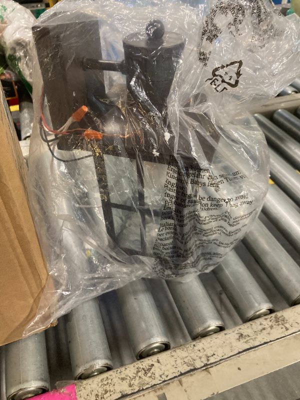 Photo 1 of ****ONLY ONE LANTERN**** FLEDAVID 2 Pack Motion Sensor Outdoor Wall Lights Dusk to Dawn Exterior Porch Lantern Brown Outside Sconce Lighting Fixtures Rustic Farmhouse Wall Mount Carriage Lamp for House Garage Patio