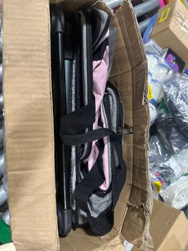 Photo 1 of **MISSING WHEELS & NEEDS TO BE CLEANED** Pet Carrier Airline Approved on Wheels - Two Sided Expandable Cat Soft Carrier for Puppy and Cats Under 26lbs, Rolling Cat Carrier for Airplane, Camping, Outdoor