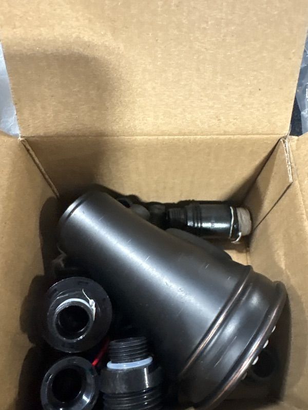 Photo 1 of ***USED****Kitchen Faucet Replacement Spray Head - with 15 Adapters, Pull Down Faucet Sprayer with 3-Function Nozzle, Oil-Rubbed Bronze, Kitchen Sink Faucet Head Replacement