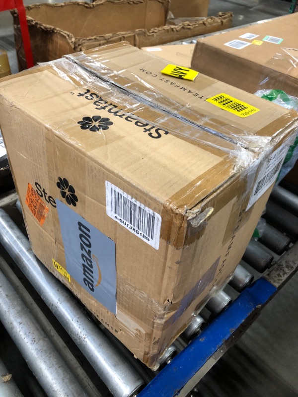 Photo 1 of ***FOR PARTS***Steamfast SF-407 Canister Fabric Steamer, With Telescopic Pole and Fabric Brush, 45 Second Heat Up Time, Chemical-Free Steam, Clothes Hook, Fabric Brush, 40-Ounce Water Tank, White