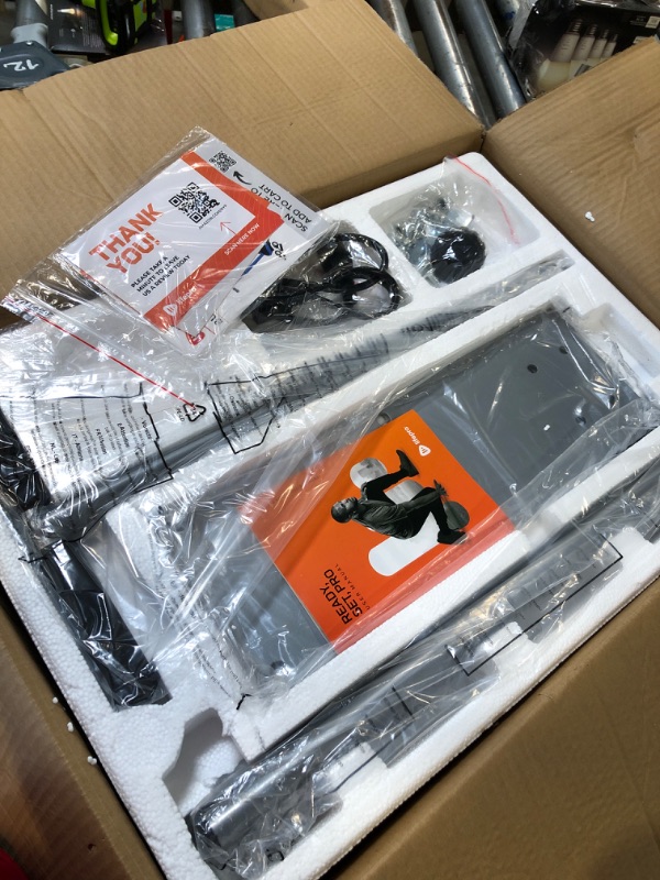 Photo 1 of ***MISSING HARDWARE****Lifepro Vibration Plate Exercise Machine with Waist-Level Handlebar & Magnetic Acupoints - Powerful Arm Fitness & Recovery Vibration Platform & Whole Body Vibration Machine for Beginners (Dark Gray)