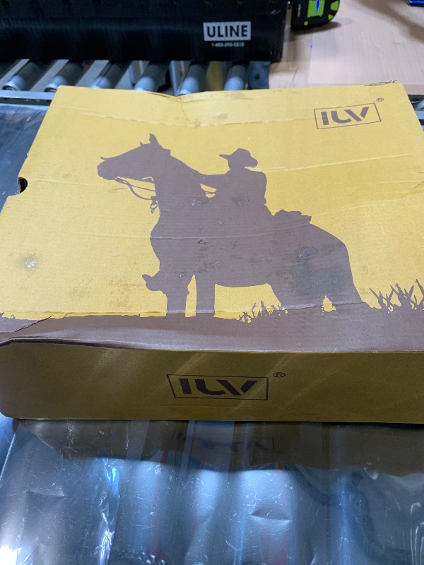 Photo 1 of ***minor wear*** IUV Cowboy Boots For Men Western Boot Durable Classic Embroidered Square Toe Traditional Boots
size: 10