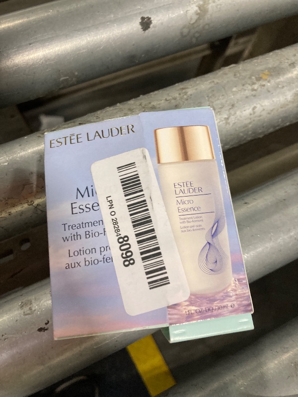 Photo 1 of * used* Estée Lauder Micro Essence Treatment Lotion with Bio-Ferment | Toner for Face, Travel Size, 1 Fl Oz