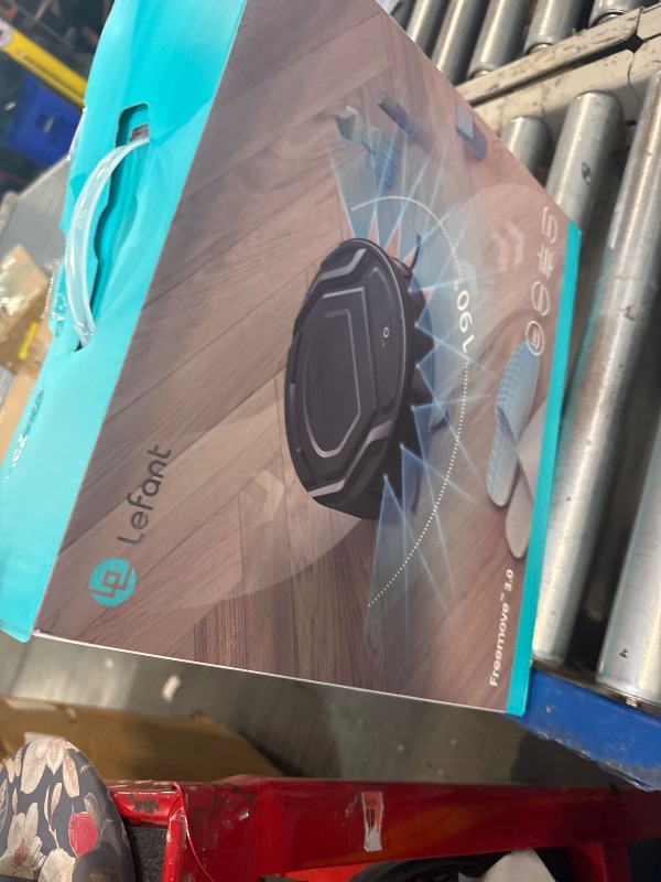 Photo 1 of ** DIRTY / VERY USED** Lefant Robot Vacuum Cleaner, Strong Suction, 120 Mins Runtime, Slim, Low Noise, Automatic Self-Charging, Wi-Fi/App/Alexa Control, Ideal for Pet Hair Hard Floor and Daily Cleaning, M210