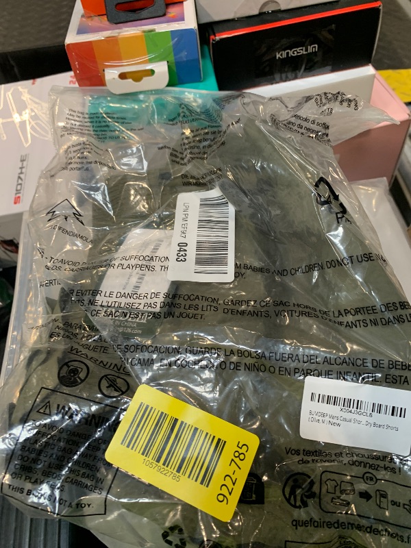 Photo 1 of *Used****BUMDEEP Men's Swim Trunks Quick Dry Bathing Suit Swimming Board Shorts Mesh Lining Beach Swimwear(Olive,M)