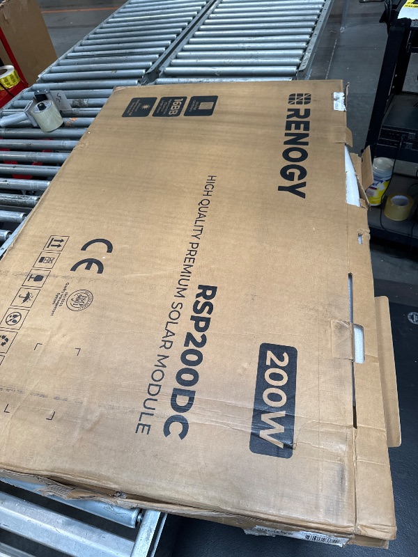 Photo 1 of **MISSING 1 PANEL** Renogy N-Type 400 Watt Solar Panel 24 Volt, 2Pcs 200W Solar Panels 16BB 25% High-Efficiency, PV Module Power Charger for RV Marine Cabin Roof Home Farm Battery and Other Off-Grid Applications