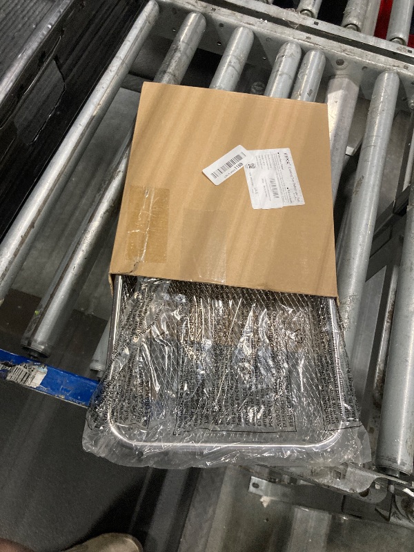 Photo 1 of ***MISSING ONE***Kispog 3-Pack Cooking Crisper Trays: Mesh Stainless Steel Replacement Trays Fit Instant Pot Air Fryer Oven 10QT - Max Airflow - BPA-Free - 2025