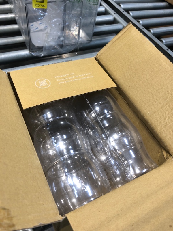 Photo 1 of ***plastic***TOSSWARE POP 12oz Pint Jr, Premium Quality, Recyclable, Unbreakable & Crystal Clear Plastic Beer Glasses, Set of 12