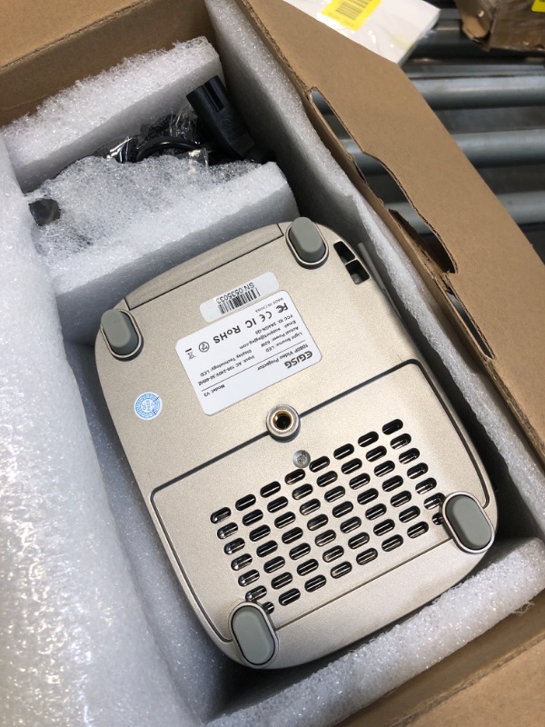 Photo 1 of [Electric Focus] Projector with WiFi and Bluetooth, 1080P Outdoor Projector with Carry Bag, Portable Movie Projector with Zoom, 4K Supported Home Theater Projector UP to 300" for Phone/TV Stick/PC