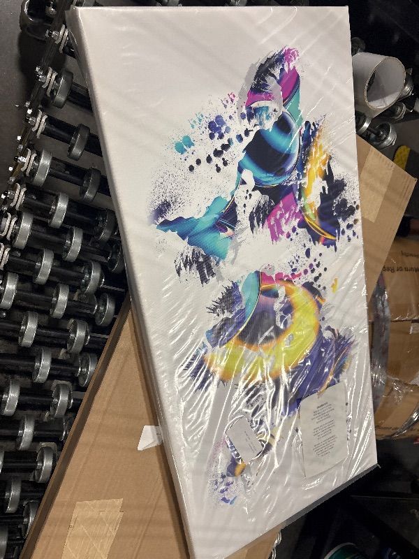 Photo 1 of ** RETAIL PRICE $58.47 ** 
Digital Art PT2332-32-16 Spotted You Red-Large Animal Canvas Art, 32x16