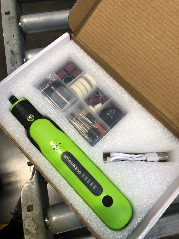 Photo 1 of WorkBless 8V Cordless Rotary Tool Kit with 103pcs Accessories, USB-C Charging, 5-Speed 25000RPM mini cordless rotary tool? Power Rotary Tool for Engraving, Sanding, Drilling, Polishing, DIY Crafts