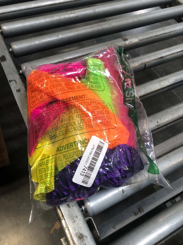 Photo 1 of ***Accessories missing***Miayon 6 in 1 80s Costume Accessories for Kids 1980s Fancy Outfits and Tutu Set for 80s Retro Theme Cosplay Party for Girl