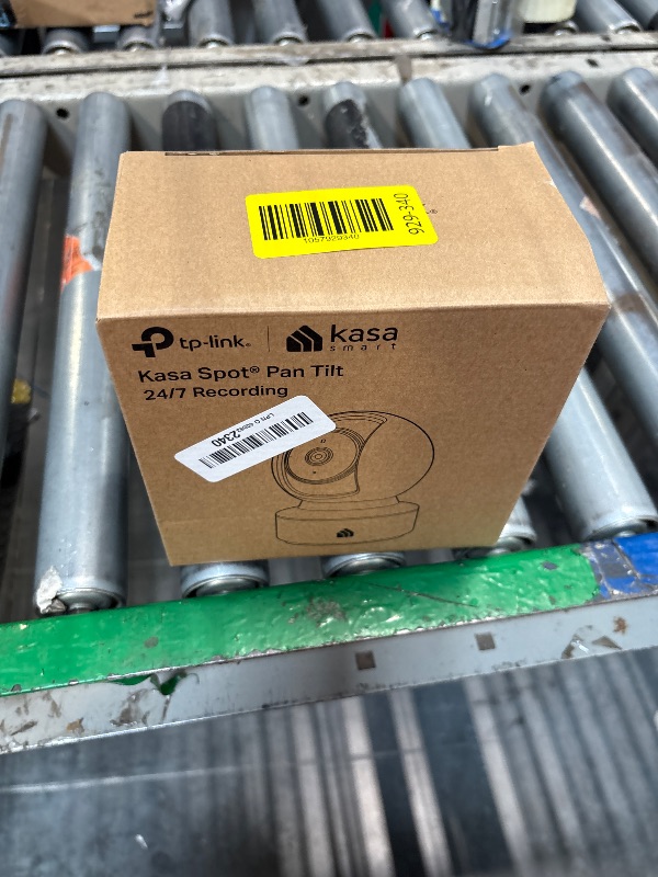 Photo 1 of **NEEDS A NEW POWER CORD** Kasa Indoor Pan/Tilt Smart Security Camera, 1080p HD Dog-Camera,2.4GHz with Night Vision, Motion Detection for Baby and Pet Monitor, Cloud & SD Card Storage, Works with Alexa& Google Home (EC70), White