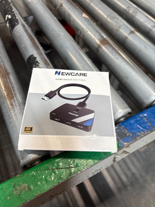 Photo 1 of [Upgrade] HDMI Switch 3 in 1 Out, 4K@60Hz HDMI 2.0 Switch Splitter with 2.6FT Long HDMI Cable, 3-Port HDMI Switcher Selector, Supports 4K 30Hz 3D 1080P HDCP2.2 for PS5 Xbox DVD Player Fire Stick PC