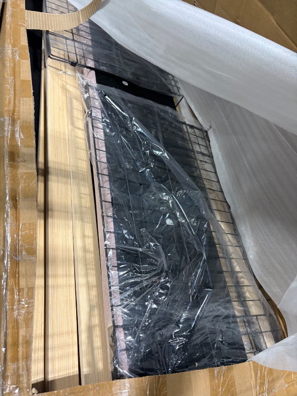 Photo 1 of ***2 BOX SET**
Ball & Cast Queen Size Bed Frame with Pull Out Trundle,Linen Upholstered Platform Bed with Wingback Headboard,Trundle Bed with Wood Slats Support,No Box Spring Needed,Pink