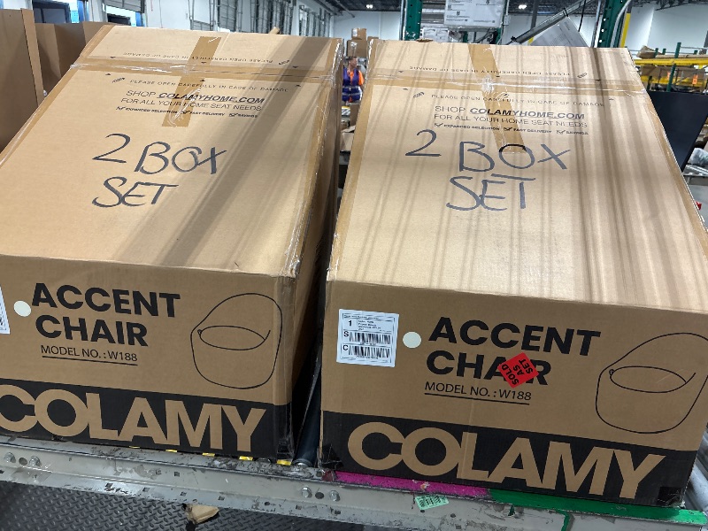 Photo 1 of ***2 BOX SET**
Swivel Barrel Accent Chair Set of 2, 360 Swivel with Hidden Storage, Modern Small Round Accent Chair for Living Room/Bedroom - Beige