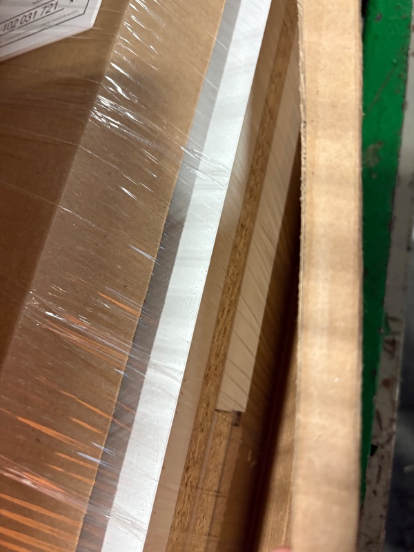 Photo 1 of **COLOR MAY BE DIFFERENT**
South Shore Myro, Contemporary Kitchen Island, Faux Black Stone and White