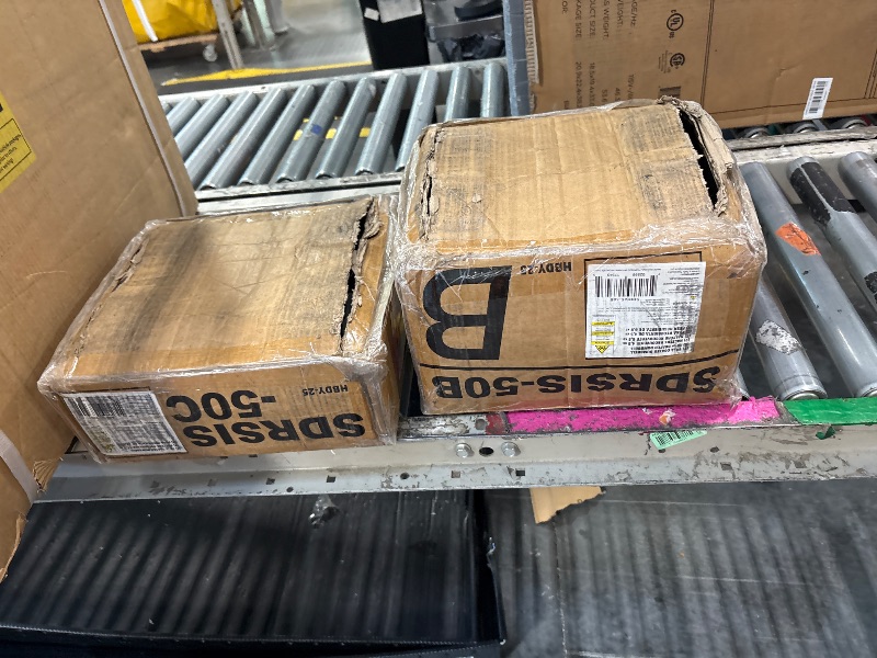 Photo 1 of **ONLY BOXES B AND C**
CAP Barbell 150 LB Coated Hex Dumbbell Weight Set with Vertical Rack, Black