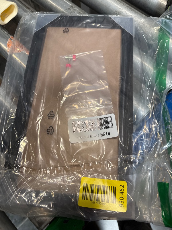 Photo 1 of **FRAME ONLY** MIAOHAIJTZ Modern Black License Plate Wall Decor Frame, Solid Wood Display Picture Frame with UV Protection Fits 12.25”×6.25” Plate Frames, Vehicle Tag Display On Wall Or Table by Hanger and Bracket