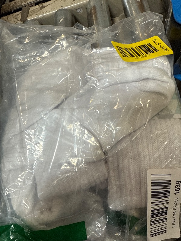 Photo 1 of **dirty**Winterlace 6 Pairs Slouch Socks for Women, Heavy Extra Long Cotton Scrunch Crew Sock, Bulk pack (White)