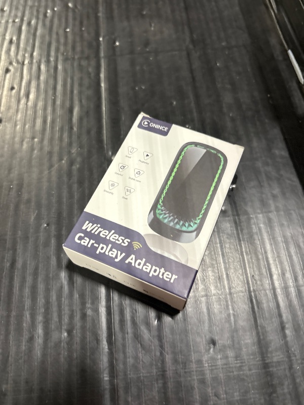 Photo 1 of Apple CarPlay Wireless Adapter (2025 Upgrade) – Convert Wired CarPlay to Wireless, Stable Connection, RGB Ambient Lighting, Compatible with Wired CarPlay Cars & iPhone