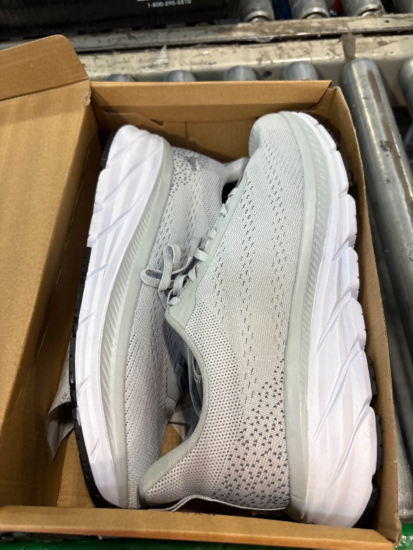 Photo 1 of Grand Attack Road Running Shoes for Men with Superior Cushioned Comfort Lightweight Mens Walking Shoes Non-Slip Breathable Athletic Tennis Cross-Training Shoes Rugby Sneakers Grey Size 10