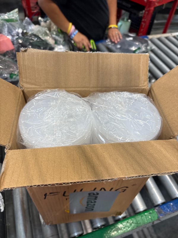 Photo 1 of [48Set - 16oz.] Plastic Deli Food Storage Containers With Plastic Lids, Disposable togo containers for soup, Meal Prep, Slime | BPA Free | Stackable | Leakproof | Microwave | Dishwasher | Freezer Safe