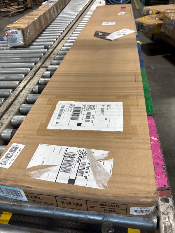 Photo 1 of **THIS IS THE HEAD OR FOOTBOARD ONLY**AFI, Wesley King Platform Bed with Panel Footboard & Twin XL Trundle, Walnut