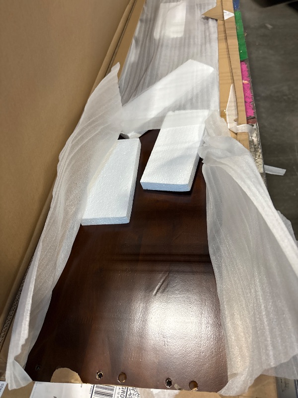 Photo 1 of **THIS IS THE HEAD OR FOOTBOARD ONLY**AFI, Wesley King Platform Bed with Panel Footboard & Twin XL Trundle, Walnut