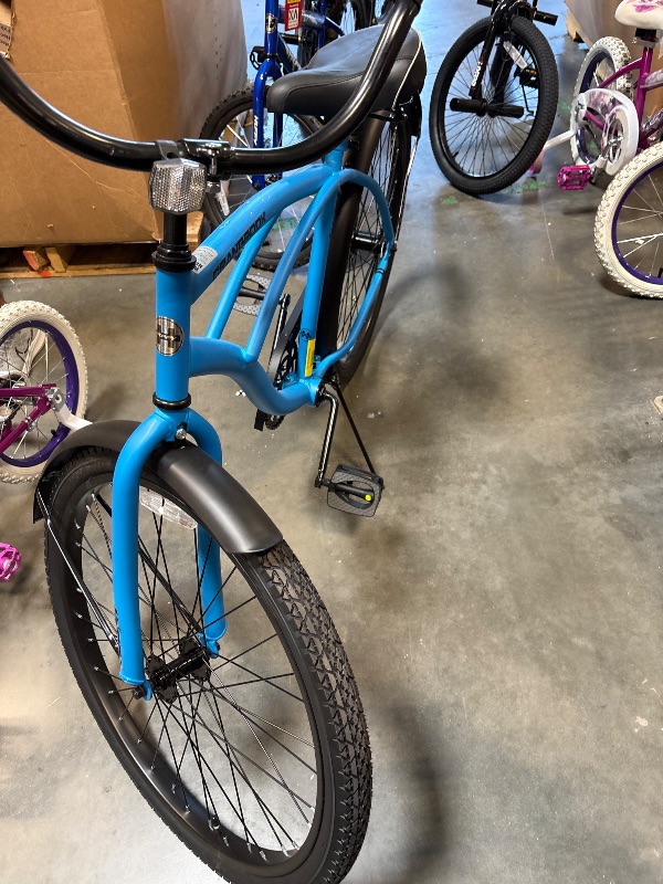 Photo 1 of [FINAL SALE, NO RETURNS, READ NOTES] 26" Huffy Cranbrook Adult Cruiser Bike, Comfort Saddle, Adult Ages 13+, Matte Blue