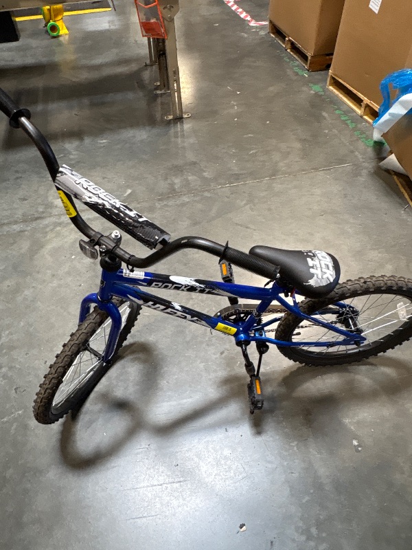 Photo 1 of **MINOR SCRATCHES**
Huffy 20" Rock It Kids' Bike, Fits Riders 44"-56", Blue, Child, Boys
