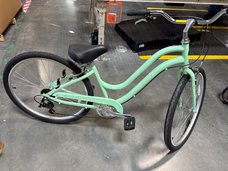 Photo 1 of **MINOR DAMAGE TO COVER OVER BIKE CHAIN**
Huffy 27.5" Parkside Comfort Bike, Fits Riders 5'0"+, Mint Green, Adult, Women's
