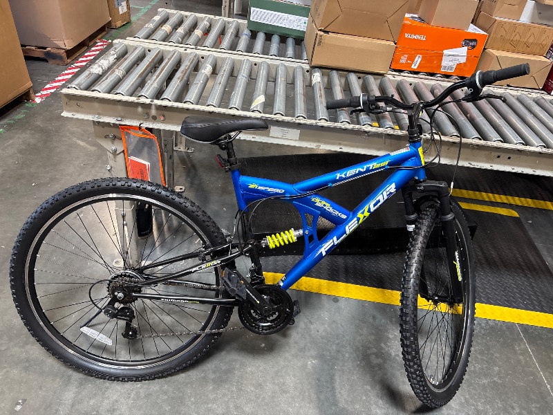 Photo 1 of **KICKSTAND IS NOT FUNCTIONING PROPERLY**
29" Kent Flexor Dual Suspension Mountain Bike, Adult Ages 14+, Blue
