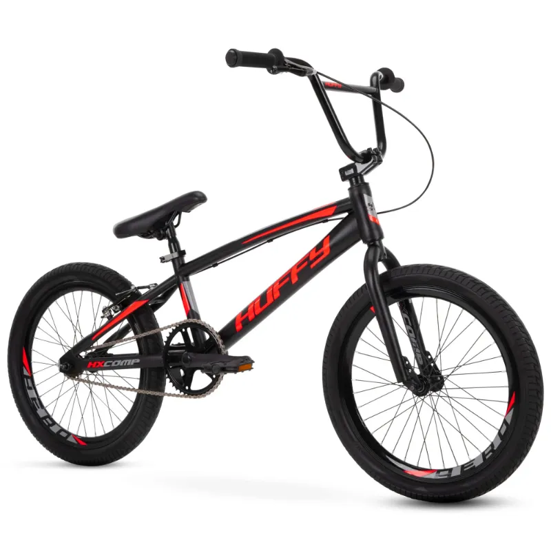 Photo 1 of **MINOR SCRATCH TO HANDLE BARS**
Huffy HX Comp Race/BMX Bike, 20" Wheels, Kids Ages 5+ Years, Black/Red
