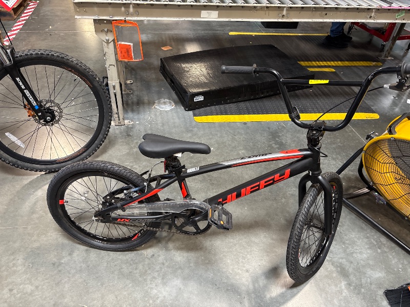 Photo 1 of **MINOR SCRATCH TO HANDLE BARS**
Huffy HX Comp Race/BMX Bike, 20" Wheels, Kids Ages 5+ Years, Black/Red
