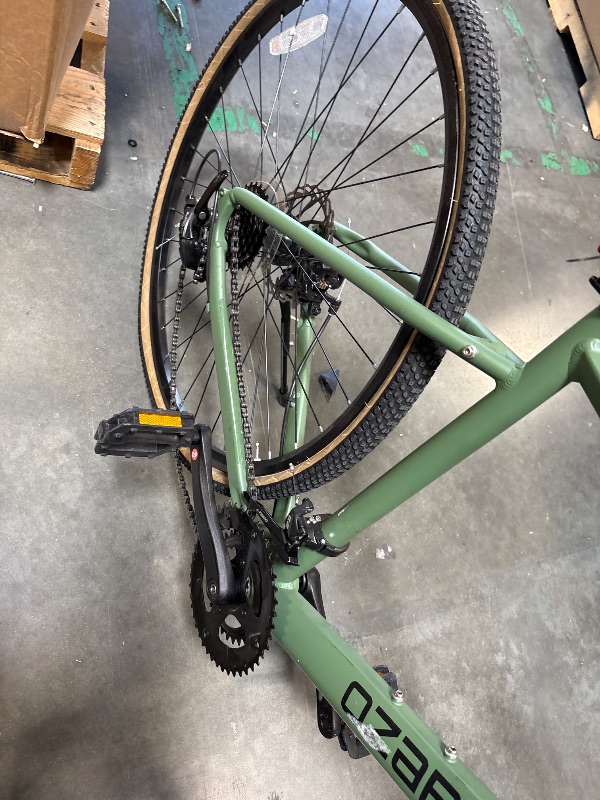 Photo 1 of **MINOR SCRATCHES & CHAIN IS OFF OF GEARS**
700c Ozark Trail G.1 Explorer Drop Bar Gravel Bike, Medium Frame, Fits Riders 5'5" - 5'10", Green, Adult
