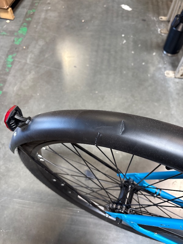 Photo 1 of **MINOR DAMAGE TO FRONT & BACK FENDER**26" Huffy Cranbrook Adult Cruiser Bike, Comfort Saddle, Adult Ages 13+, Matte Blue