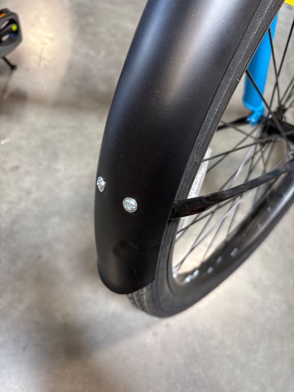 Photo 1 of **MINOR DAMAGE TO FRONT & BACK FENDER**26" Huffy Cranbrook Adult Cruiser Bike, Comfort Saddle, Adult Ages 13+, Matte Blue
