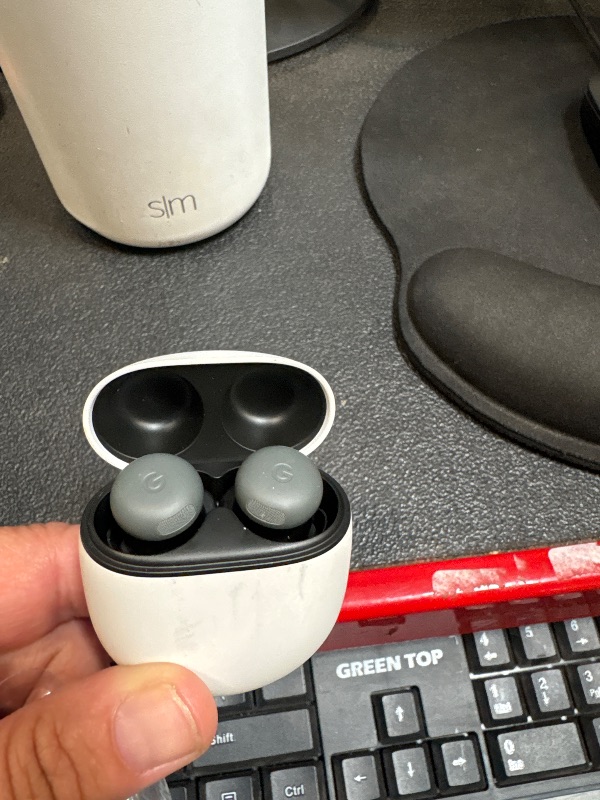 Photo 1 of **missing charger cord**Google Pixel Buds Pro - Noise Canceling Earbuds - Up to 31 Hour Battery Life with Charging Case - Bluetooth Headphones - Compatible with Android - Charcoal