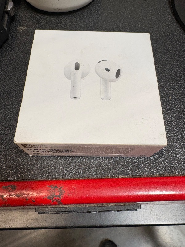 Photo 1 of **missing 1 earbud**
Apple AirPods 4 Wireless Earbuds, Bluetooth Headphones, Personalized Spatial Audio, Sweat and Water Resistant, USB-C Charging Case, H2 Chip, Up to 30 Hours of Battery Life, Effortless Setup for iPhone