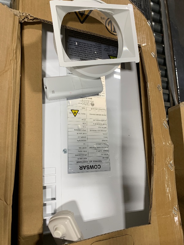 Photo 1 of Electactic Portable Air Conditioner 10000 BTU (ASHRAE), 3-in-1 Mode AC Cools Up to 450 Sq. Ft., LED Display & Remote Control, 24H Timer, AC Unit with Window Kits for Bedroom,Dorm,Office(White)