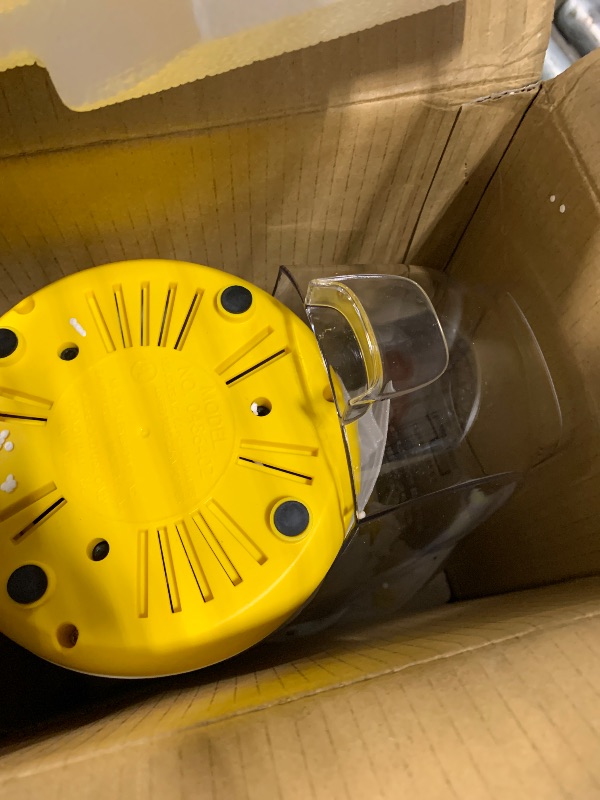 Photo 1 of **MISSING TOP PIECE OF THE LID** Presto 04820 Poplite Hot Air Popcorn Popper - Built-In Measuring Cup + Melts Butter, Easy to Clean, Built-In Cord Wrap, 18 Cups, Yellow