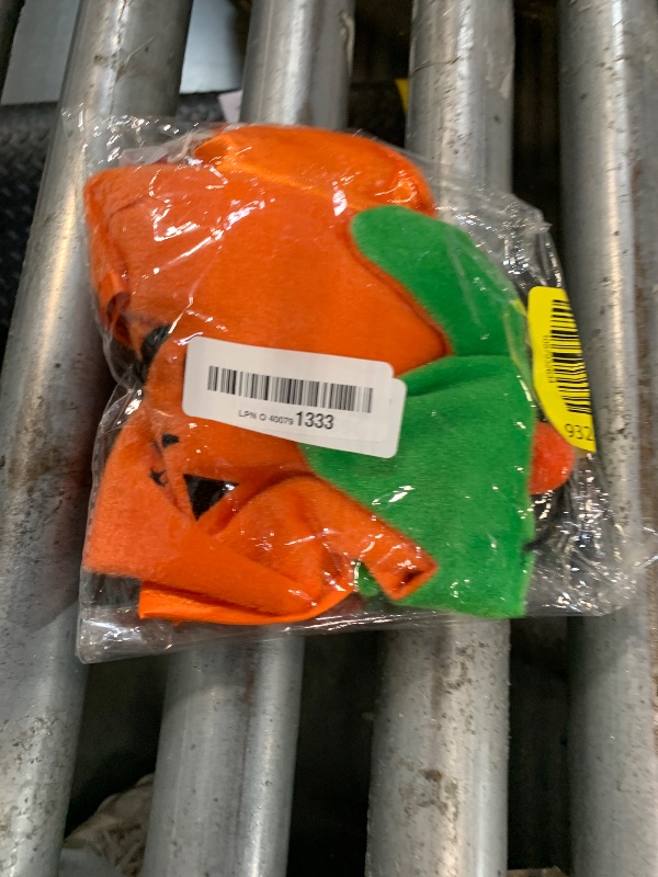 Photo 1 of ***Cape Damaged***ADOGGYGO Halloween Dog Costumes Puppy Pumpkin Cloak Hat Set Pet Halloween Pumpkin Costumes for Small Medium Dogs Pets