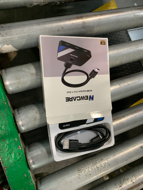 Photo 1 of [Upgrade] HDMI Switch 3 in 1 Out, 4K@60Hz HDMI 2.0 Switch Splitter with 2.6FT Long HDMI Cable, 3-Port HDMI Switcher Selector, Supports 4K 30Hz 3D 1080P HDCP2.2 for PS5 Xbox DVD Player Fire Stick PC