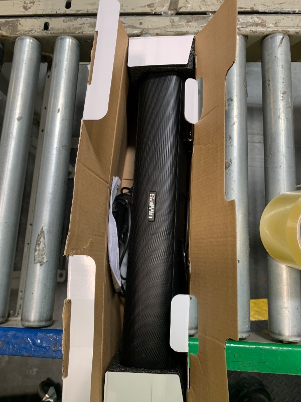 Photo 1 of ***Missing Controller***
Saiyin Sound Bar,17 inch Sound Bar for Smart TV with Bluetooth 5.3/Optical/AUX Connection, Soundbar for TV/PC/Gaming/Projectors,Wall Mountable & Ultra Compact Design..