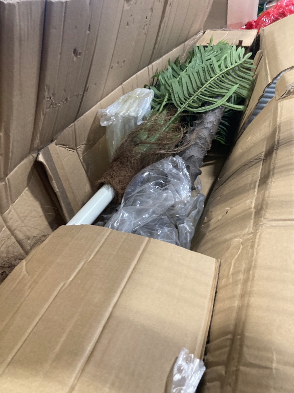 Photo 1 of ** ONE**
Keeplush 8.5ft Tall Artificial Phoenix Palm Tree for Outdoors Indoor Decor, Large Faux Coconut Silk Palm Tree Tropical Fake Tree Perfect for Outside Patio Poolside Porch Home Office Decor (Set of 2)