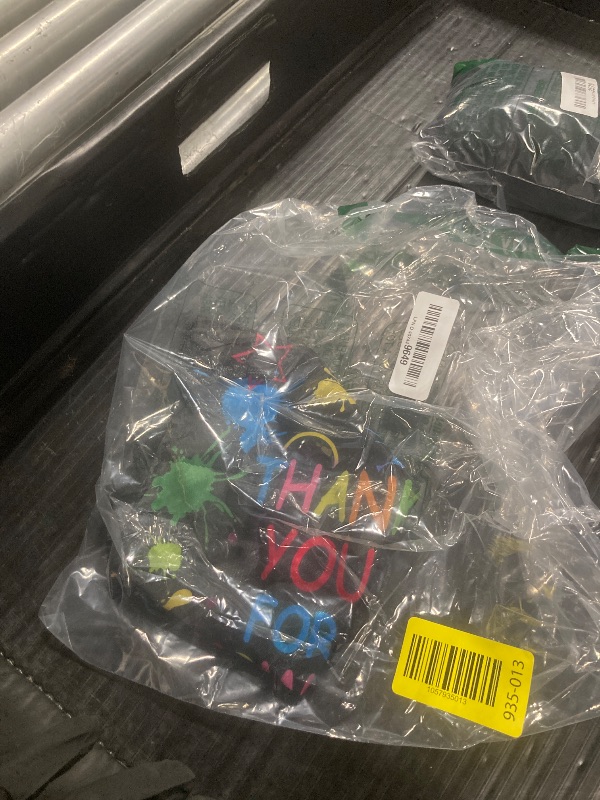 Photo 1 of ** one**
Sadnyy 24 Pieces Let's Glow Drawstring Bags Glow in The Dark Party Supplies Favor Gift Bag Neon Pouch for Retro 80s 90s