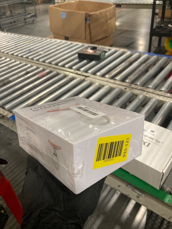 Photo 1 of ** SEALED**
ELISHINE 7 Color Face and Neck Massager Light Therapy, Red Light Based Facial Massager for Skin Care, Firming, Smoothing (White)