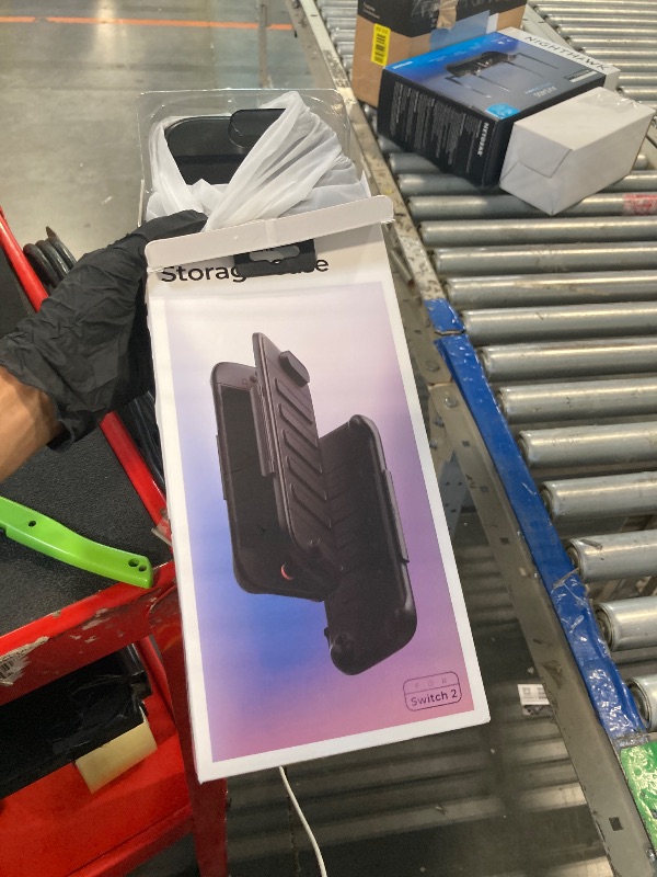 Photo 1 of JSAUX Protective Case for Nintendo Switch 2 (2025), Hard Carrying Shell, Slim & Portable, Dustproof, Built-in 10 Game Card Slot, Travel-Carry, Full Protection Cover – Translucent Black Plastic PC0116